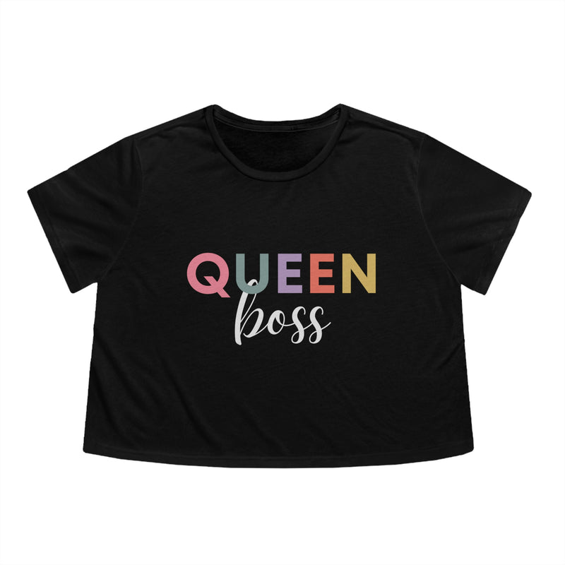 Queen Boss Womens Crop Tee