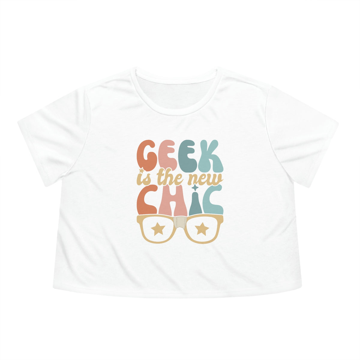 Geek Is The New Chic IV Womens Crop Tee